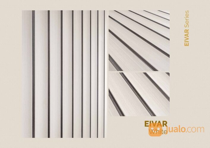 Wall Panel GAIA EIVAR Series - Kisi kisi Wall Panel Warna Putih