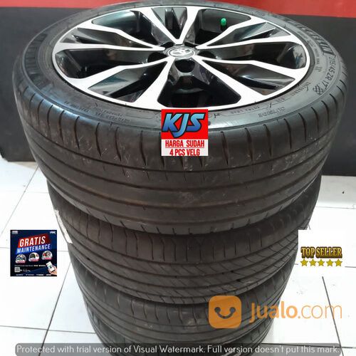 VELG SECOND MODEL STANDAR ALTIS R17 LEBAR 7 RATA HOLE 5X100 BLACK POLIS+BAN 215 45 R17