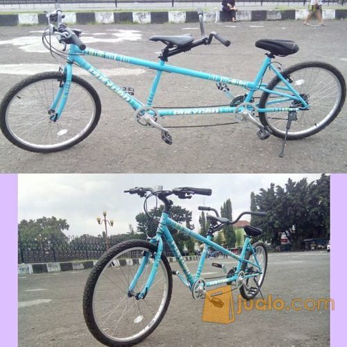 Sepeda Tandem / berdua / pantai Polygon Impression