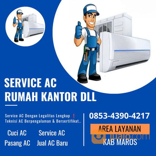 Jasa Service AC Maros Baru Maros 085343904217