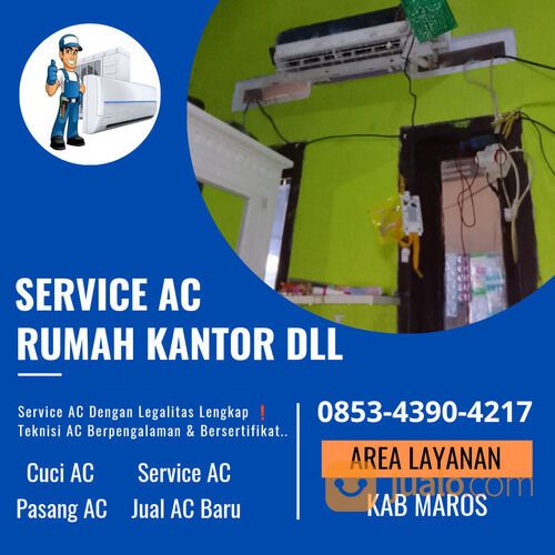 Jasa Service AC Maros Baru Maros 085343904217