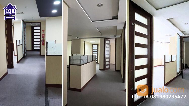 Ruang Kantor Luas 151m di Wisma Amex Melawai Kebayoran Baru Jakarta Selatan
