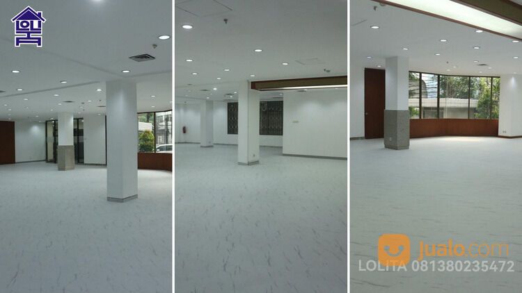 Ruang Kantor Siap Pakai Luas 258m di Wisma Amex Melawai Jakarta Selatan