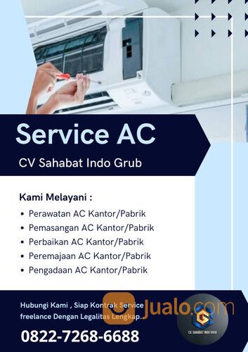 Service AC Pabrik Kota Pematang Siantar 082272686688