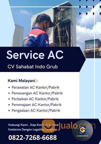 Service AC Pabrik Kota Tebing Tinggi 082272686688