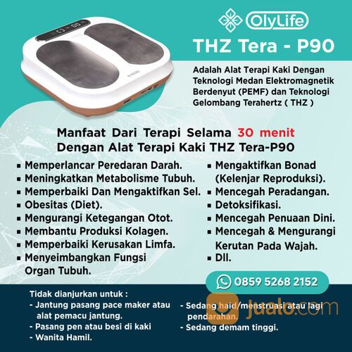 OlyLife Tera-P90 Alat Terapi Kaki dengan Gelombang Terahertz (THz)