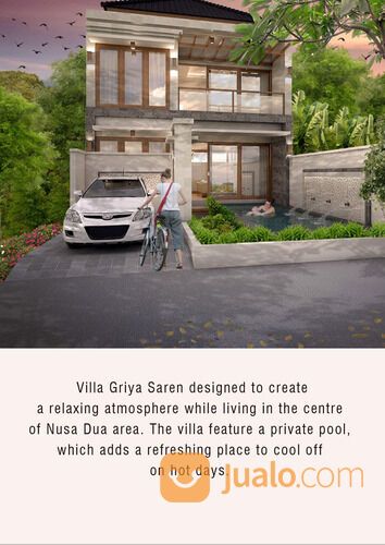 Villa Griya Saren, villa indent baru plus pool cocok untuk investasi