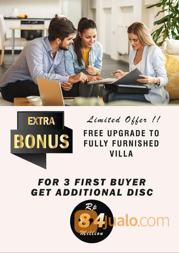 Villa Griya Saren, villa indent baru plus pool cocok untuk investasi