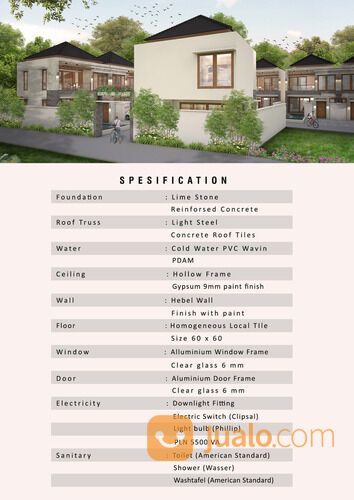 Villa Griya Saren, villa indent baru plus pool cocok untuk investasi