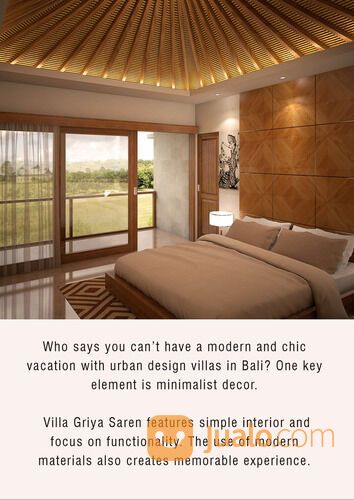 Villa Griya Saren, villa indent baru plus pool cocok untuk investasi