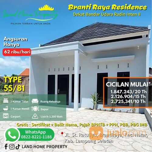 BRANTI RAYA RESIDENCE TYPE 55/81