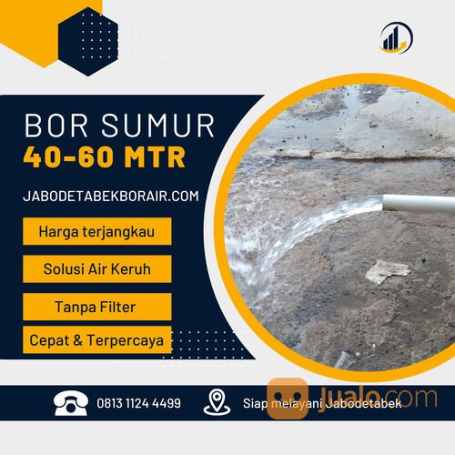 Paket Sumur bor 60 meter, Pipa AW dan Pompa Submersible Di Tangerang