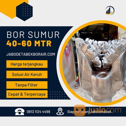 Paket Sumur bor 60 meter, Pipa AW dan Pompa Submersible Di Tangerang