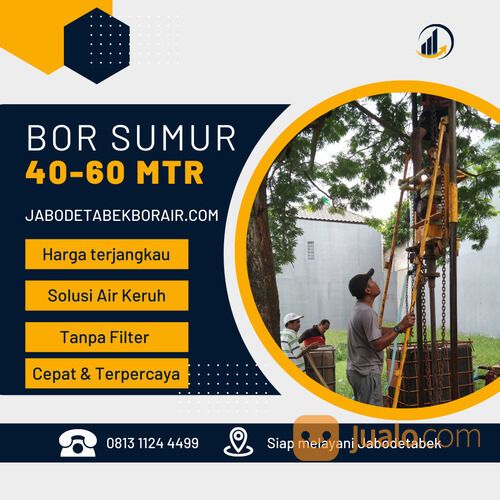 Paket Sumur bor 60 meter, Pipa AW dan Pompa Submersible Di Tangerang