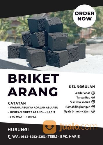 PRODUSEN !! TELP : 0812-3252-2251 (WA), Harga Pabrik Briket Arang Kayu Di Lombok