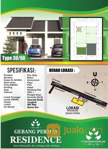 Perumahan Subsidi Gebang Permai Residence Cirebon