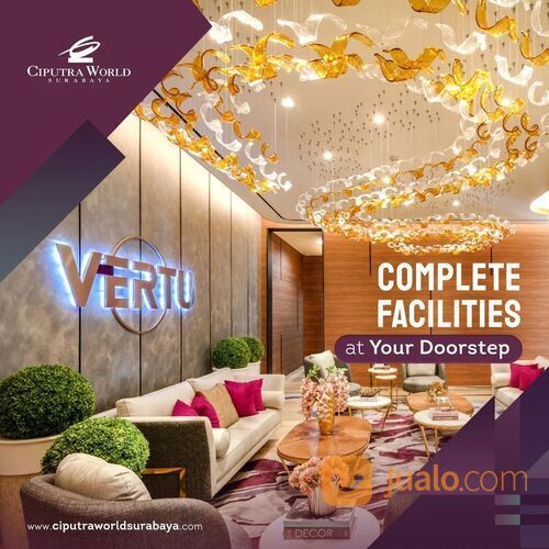Apartemen Ciputra World Mall Tower Vertu 700Jtan Mewah Full Furnish Connect CW Surabaya