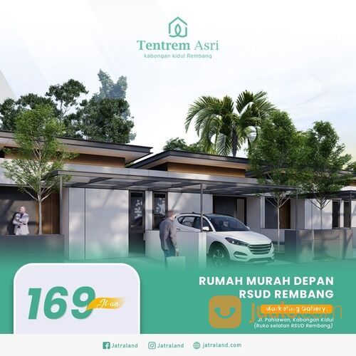 Rumah Murah berkawasan depan RSUD Rembang Free Semua Biaya