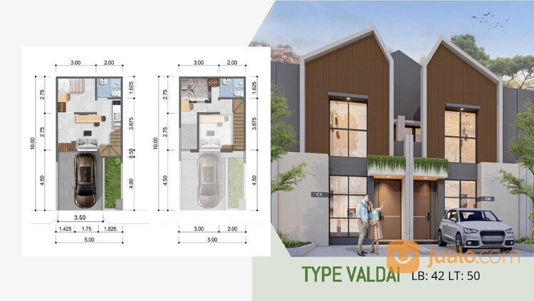Rumah Serpong Garden 3 di Cisauk