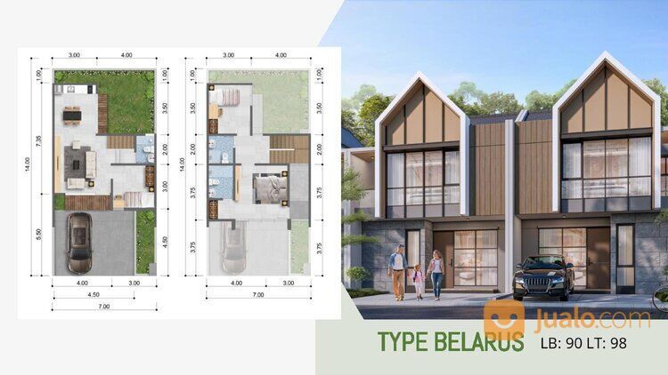 Rumah Serpong Garden 3 di Cisauk