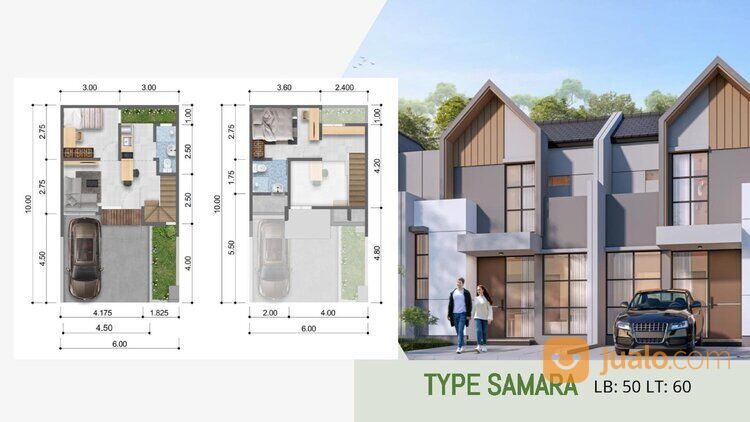 Rumah Serpong Garden 3 di Cisauk