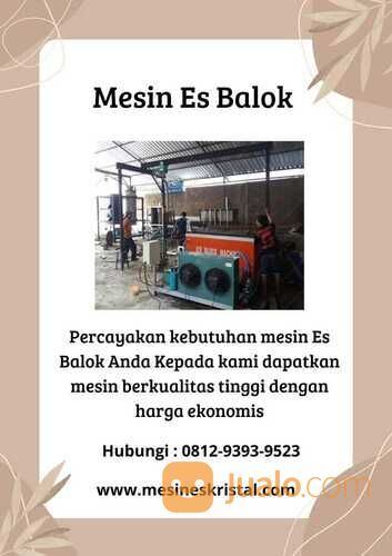 Perakitan Mesin Es Batu Balok 8 Ton Di Toraja , Utara
