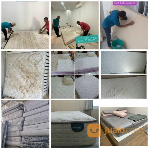 Hp/Wa_081_665_8865 jasa cuci kasur springbed pondok gede gratis garansi murah bersih