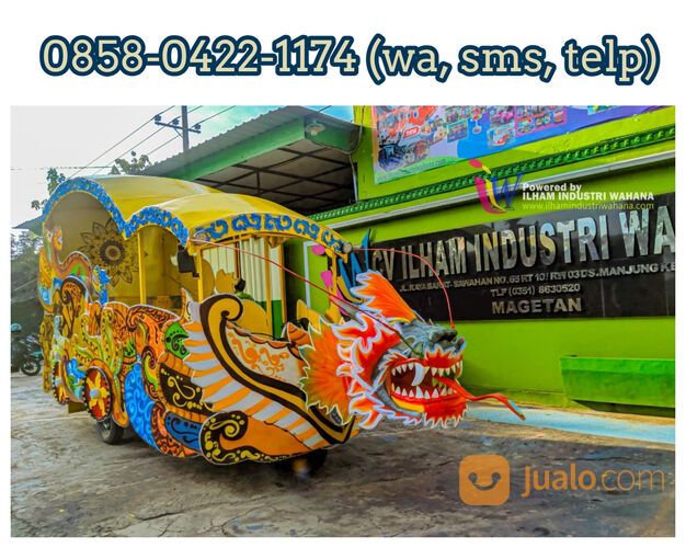 Kereta Motor Kencana Garuda Naga Odong-Odong Siap Cari Cuan