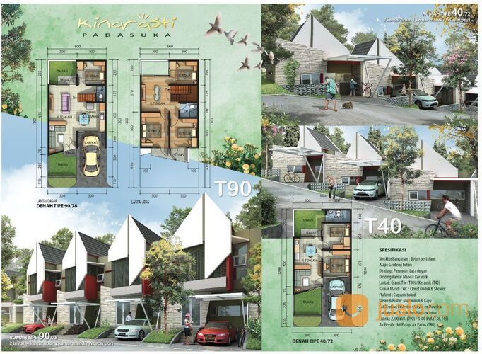 harga perdana kinarsati padasuka LT72 Lb40 harga 475 juta all in biaya