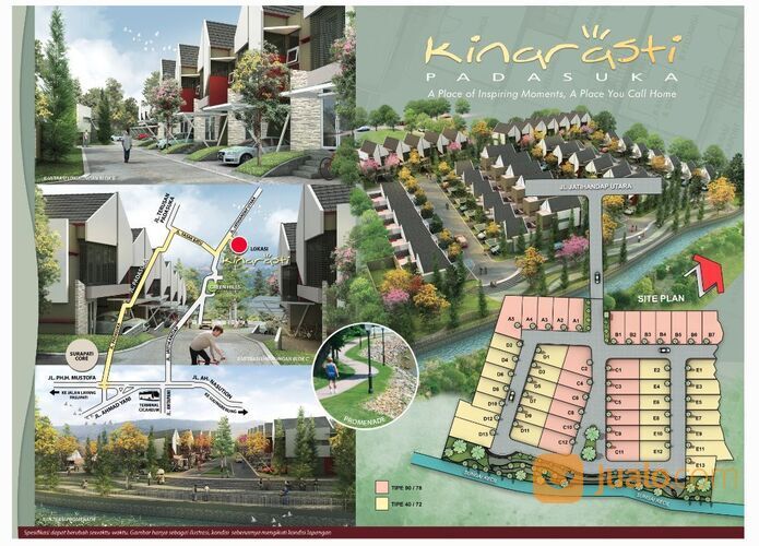 harga perdana kinarsati padasuka LT72 Lb40 harga 475 juta all in biaya