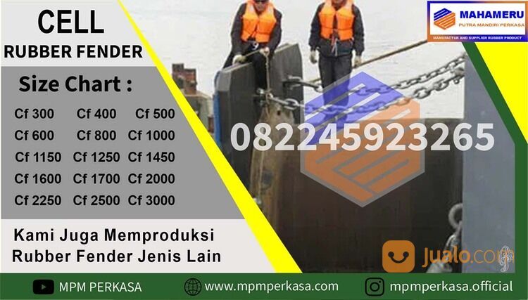 Hubungi 082245923265 Menyediakan Rubber Fender Cell Kapasitas 600 Ton di Semarang Jawa Tengah