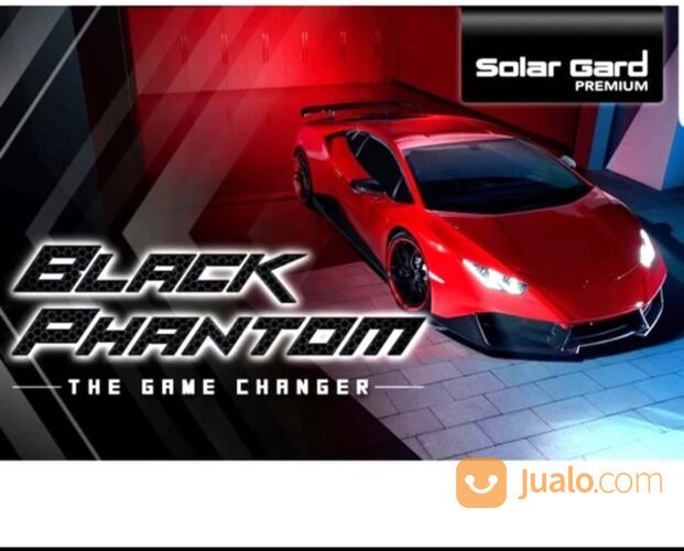 Kaca film mobil dan gedung solargard black phantom