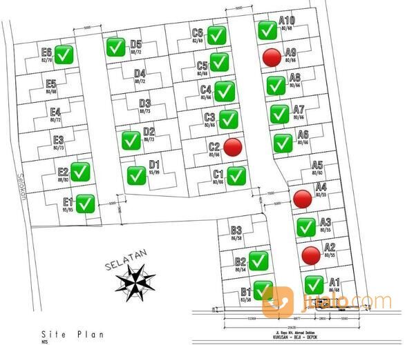 rumah 2 lantai belakang universitas indonesia dekat stasiun ui depok