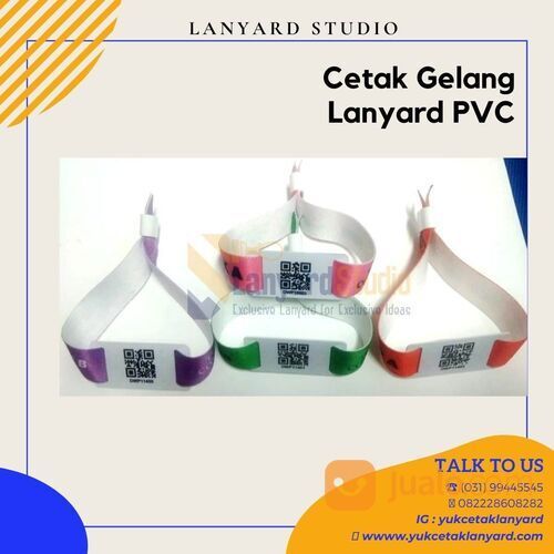 Percetakan Tiket Gelang Termurah No.1 di Surabaya Hub Lanyard Studio 082228608282