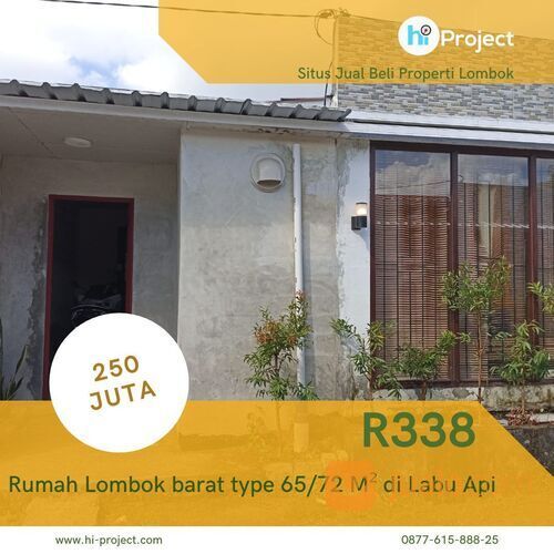 Rumah Lombok barat type 65/72 M² di BTN Royal Madinah Labu Api R338