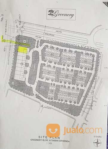 Tanah Kavling Di Taman Grisenda Cluster Greenery Jakarta Utara