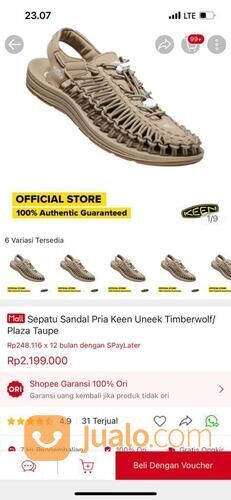 SEPATU SANDAL KEEN UNEEK TIMBERWOLF