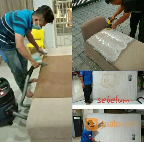 100%bersih&wangi cuci sofa springbed cisalak curug harjamukti cimanggis depo murah garansi