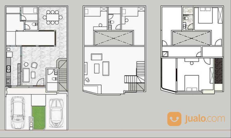Rumah Siap Huni Cluster Serenade Lake Gading Serpong