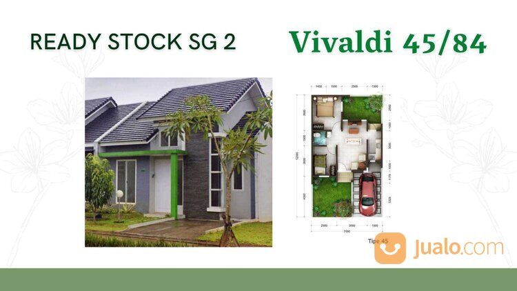 Rumah Serpong Garden 2 di Cisauk