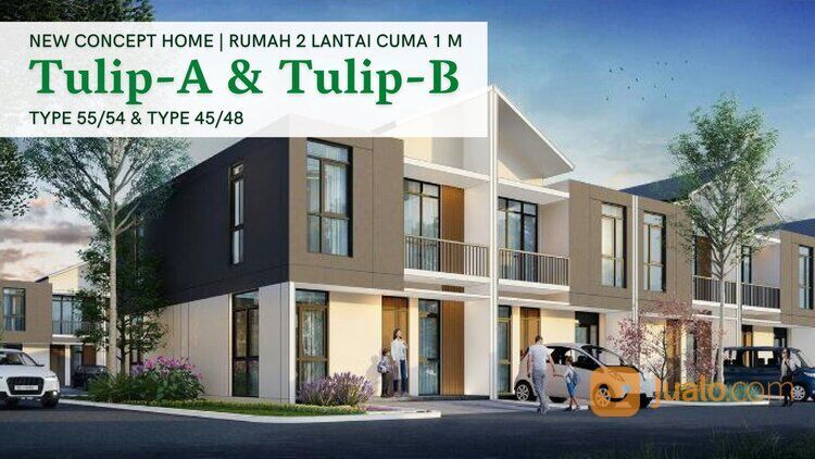 Rumah Serpong Garden 2 di Cisauk