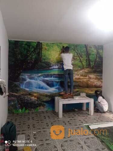wallpaper printing gedung/rumah depok