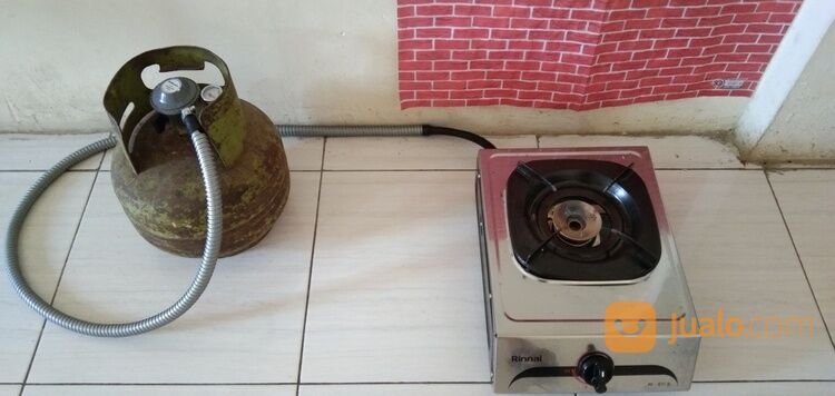 Kompor rinai 1 tungku dan tabung gas 3kg kondisi masih isi