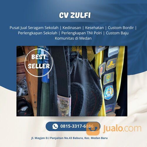 Grosir, WA 0815-3317-6886, Baju Seragam Polisi, CV Zulfi