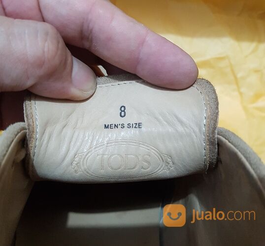 Sepatu TODS Ankle Boot Light Brown Suede original made in Italy