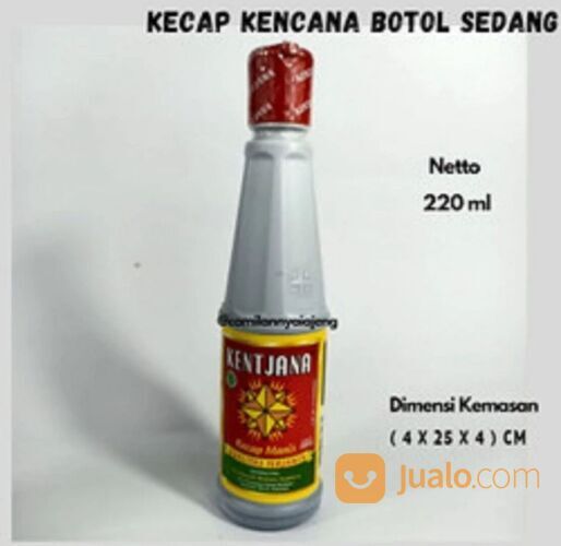 Kecap Manis Kentjana - Kemasan Botol Plastik 220 ml Murah