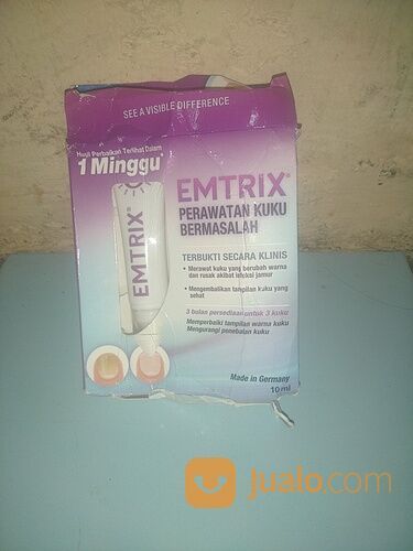 Emtrix 10ml Perawatan jamur kuku, Kondisi baru, hanyak rusak di kardus kemasan