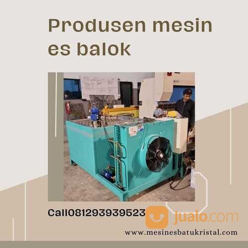 Perakitan Mesin Es Batu Balok 8 Ton Di Batang