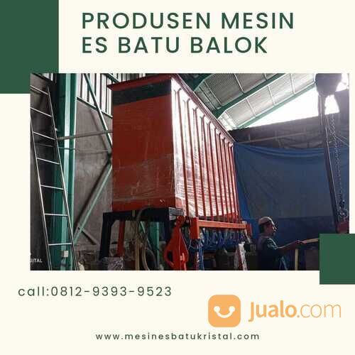 Perakitan Mesin Es Batu Balok 8 Ton Di Batang