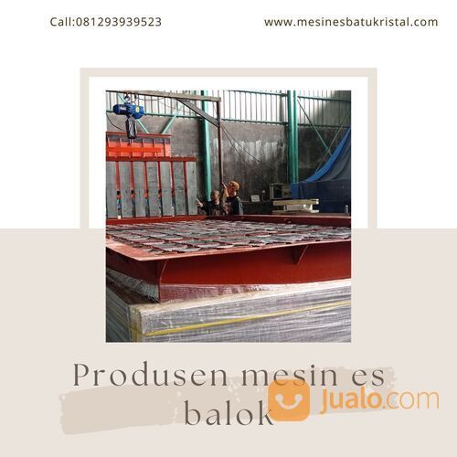 Perakitan Mesin Es Batu Balok 8 Ton Di Batang